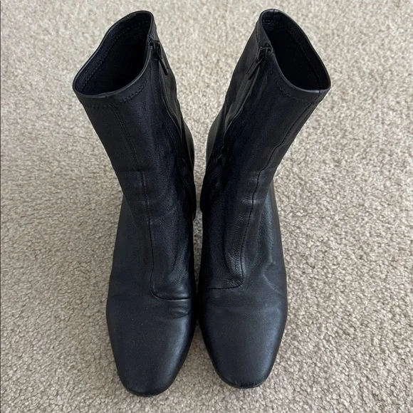 Loeffler Randall Black Leather Booties, sz 7 - Picture 2 of 6